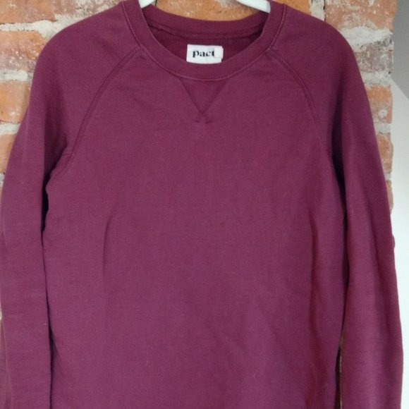 Pact Tops - Pact Organic crew neck sweatshirt Small